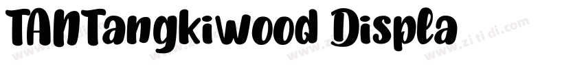 TANTangkiwood Displa字体转换